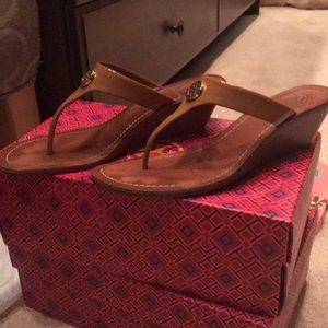 Tory Burch wedge thong sandal